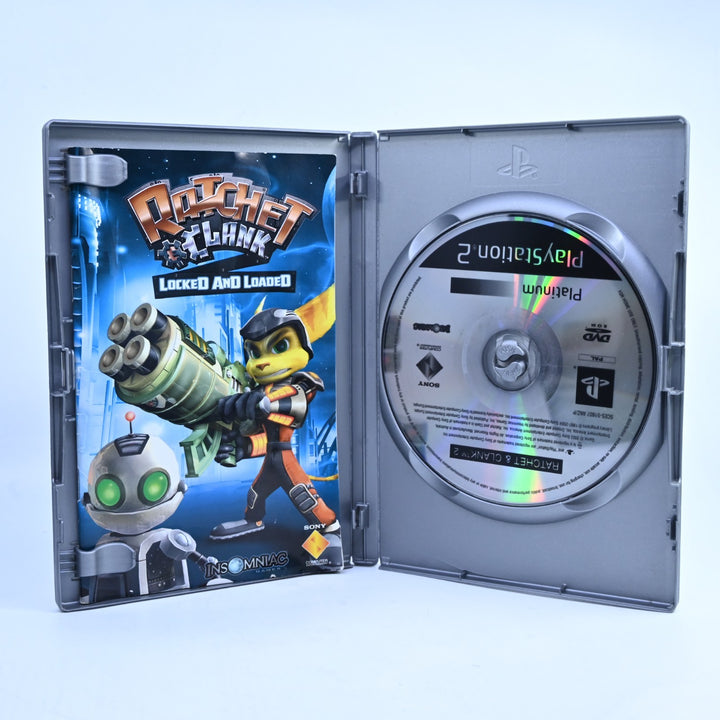 Ratchet & Clank 2: Locked & Loaded - PS2 Game + Manual - PAL - NEAR MINT DISC!