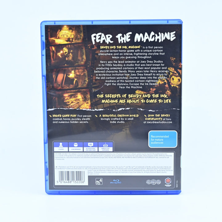 Bendy and the Ink Machine - Sony Playstation 4 / PS4 Game - MINT DISC!