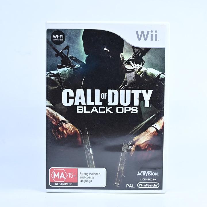 Call of Duty: Black Ops - Nintendo Wii Game + Manual - PAL - MINT DISC!