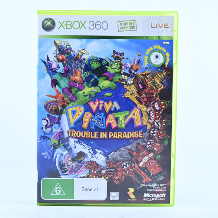 Viva Pinata Trouble in Paradise - Xbox 360 Game + Manual - PAL - MINT DISC!