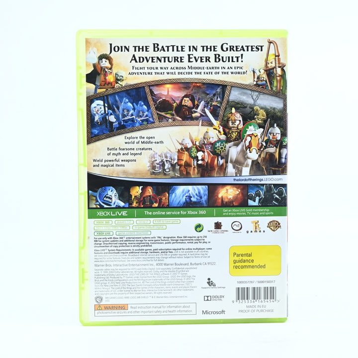 LEGO The Lord of the Rings - Xbox 360 Game + Manual - PAL - MINT DISC!