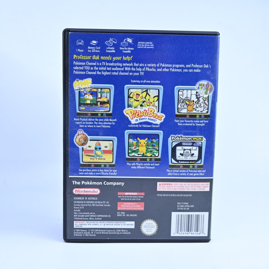 Pokemon Channel - Nintendo Gamecube Game + Manual - PAL - FREE POST!