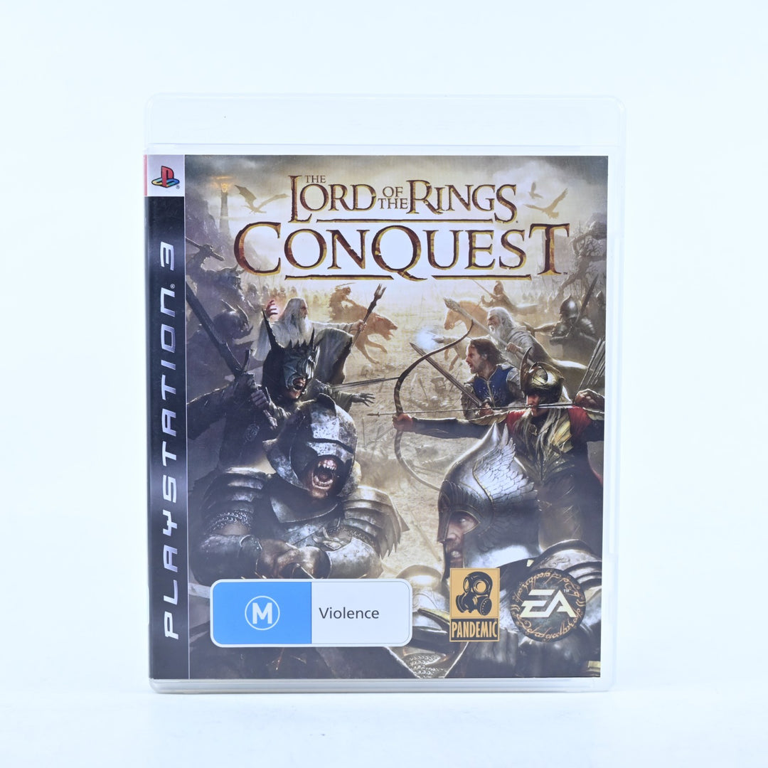 The Lord of the Rings: Conquest - Sony Playstation 3 / PS3 Game + Manual