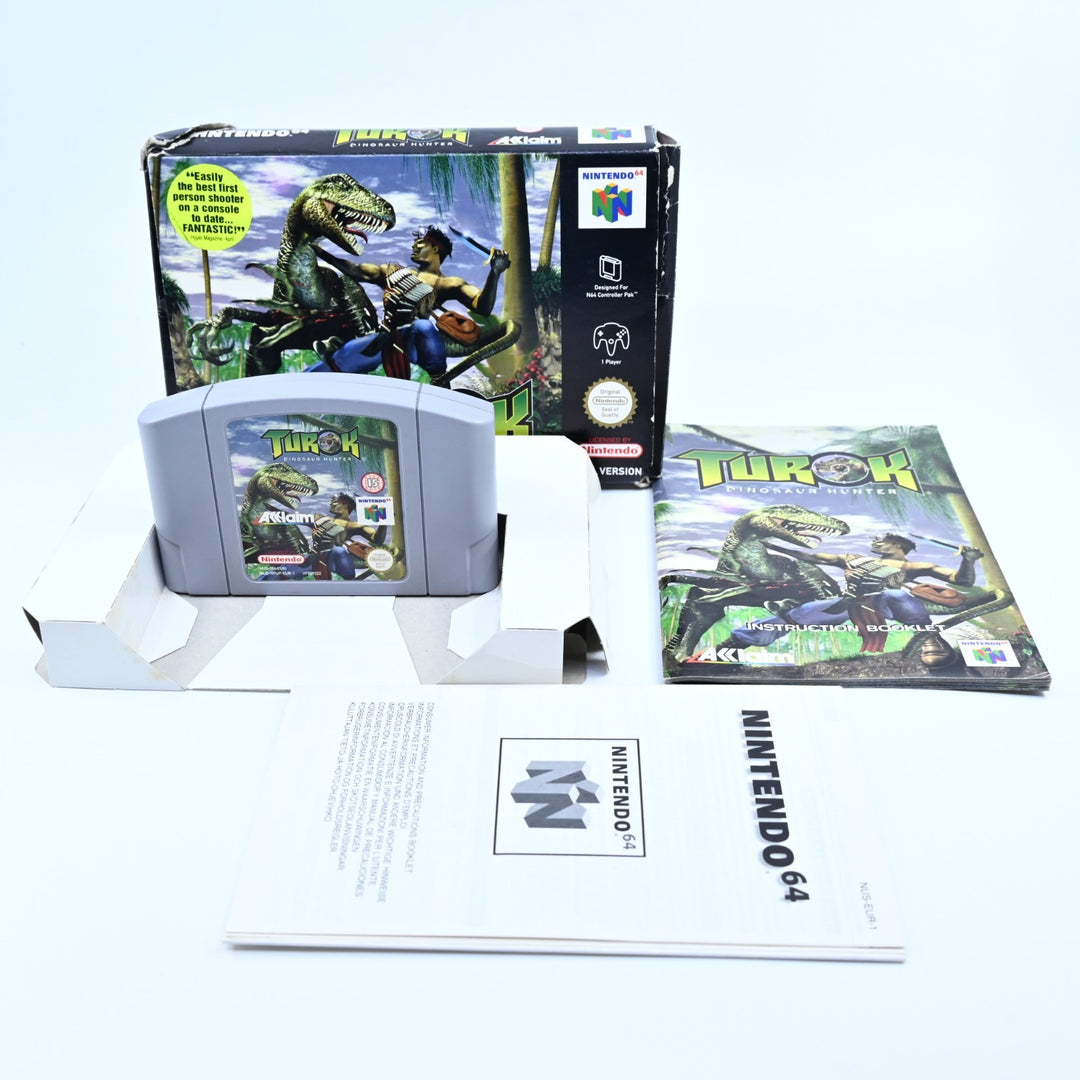 Turok: Dinosaur Hunter - N64 / Nintendo 64 Boxed Game - PAL - FREE POST!