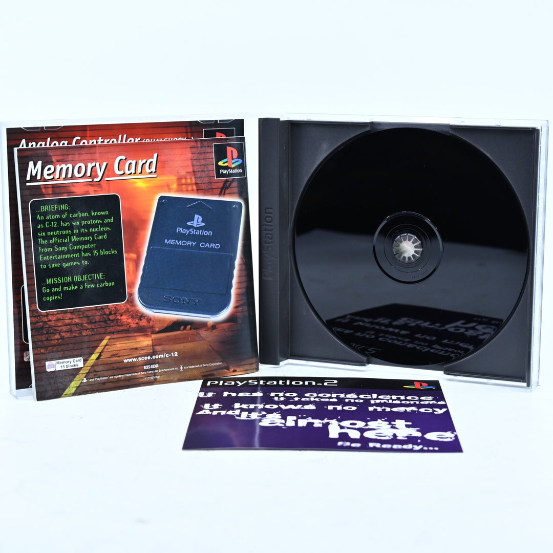 LIKE NEW! C-12: Final Resistance - Sony Playstation 1 / PS1 Game + Manual - PAL