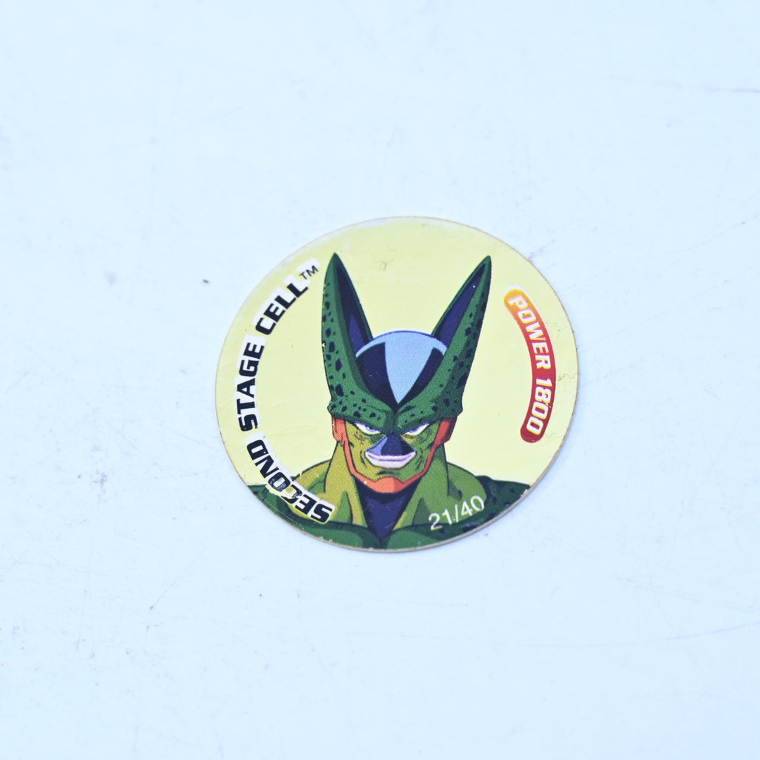 Second Stage Cell - Gold - 21/40 - 1800 Power - DBZ - Tazo Dizk - Series 1 - Toy