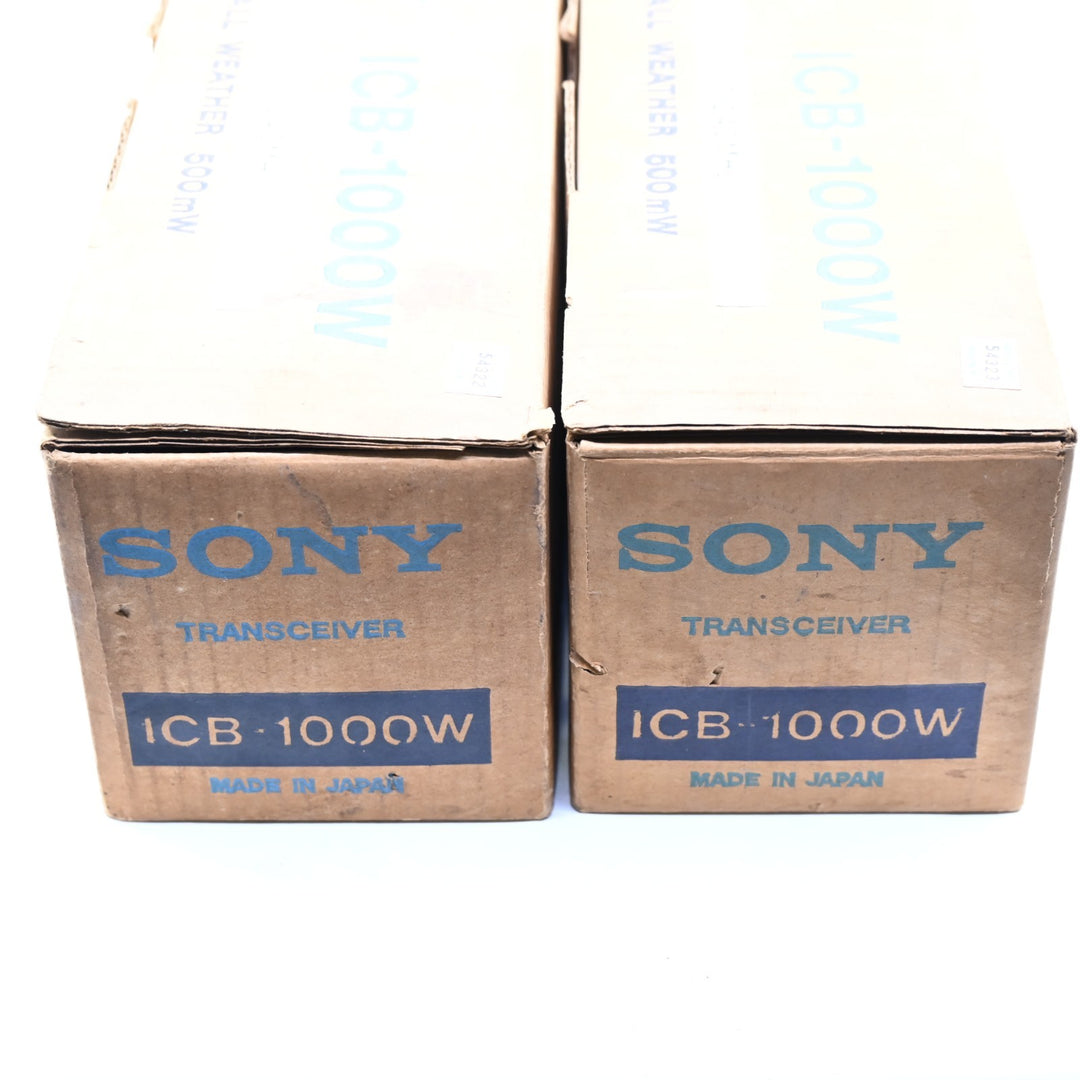Sony ICB-1000W - Vintage Radio Transceivers Untested - Boxed Electronics