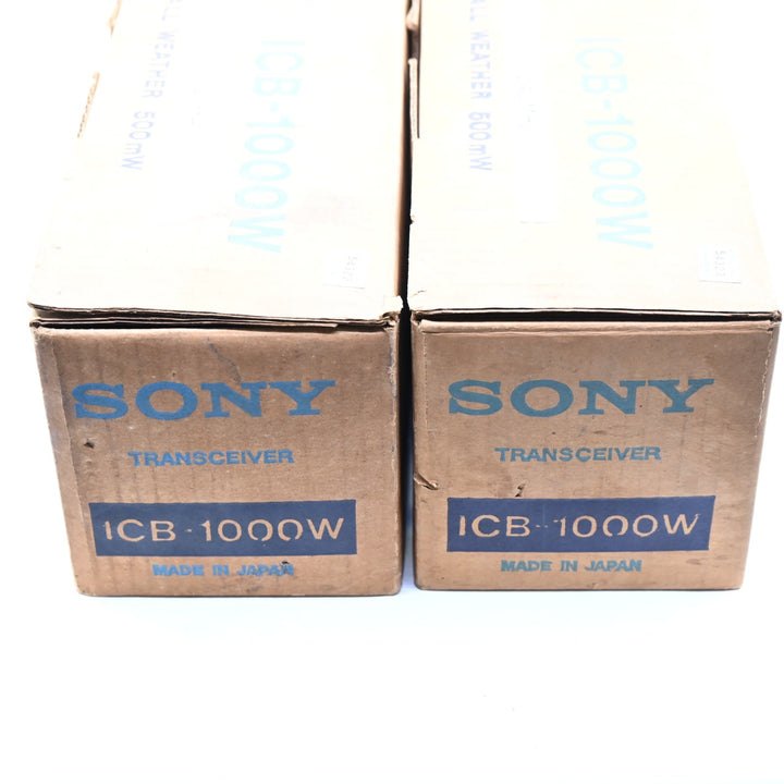 Sony ICB-1000W - Vintage Radio Transceivers Untested - Boxed Electronics