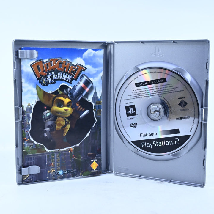 Ratchet &amp; Clank - Sony Playstation 2 / PS2 Game + Manual - PAL - MINT DISC!