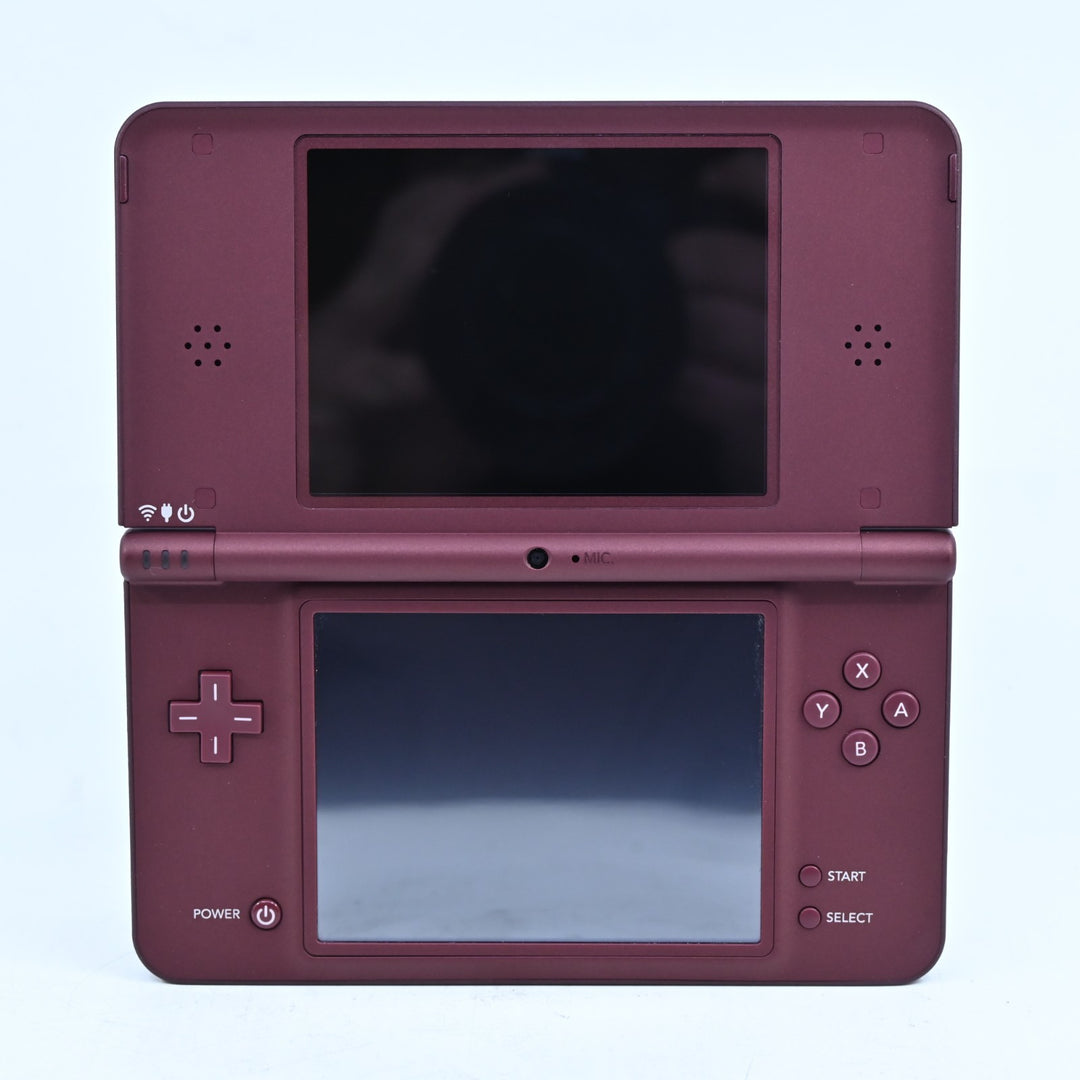 AS NEW! Burgundy Nintendo DSi XL Boxed Console - AUS PAL - FREE POST!