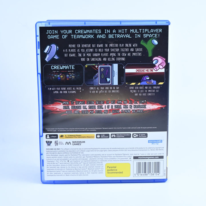 Among Us: Crewmate Edition - Sony Playstation 5 / PS5 Game - MINT DISC!
