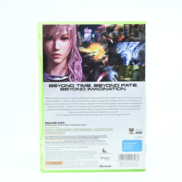 Final Fantasy XIII-2 - Xbox 360 Game + Manual - PAL - FREE POST!