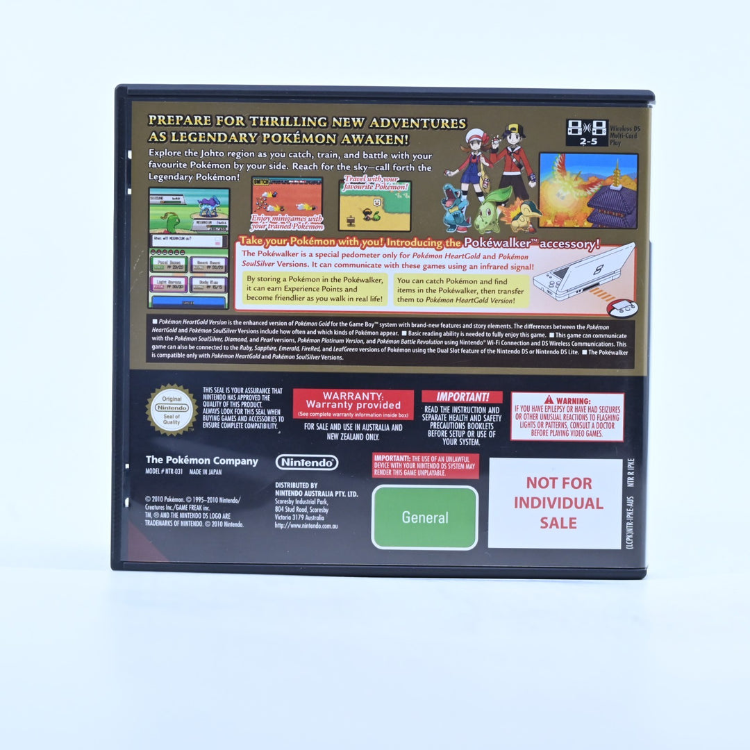 Pokemon HeartGold - Nintendo DS Game - AUS PAL + Manual - Heart Gold