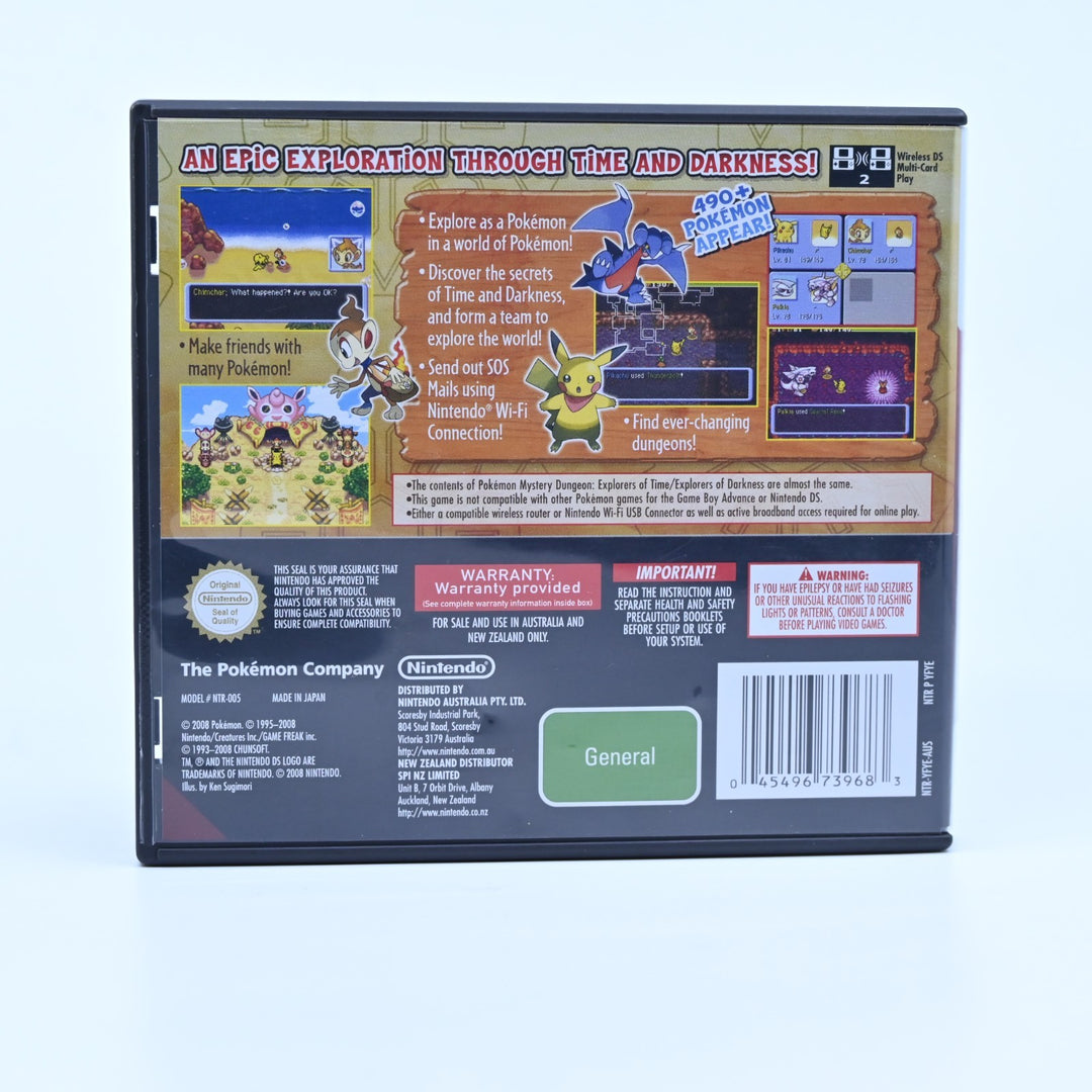 Pokemon Mystery Dungeon: Explorers of Darkness - Nintendo DS Game + Manual