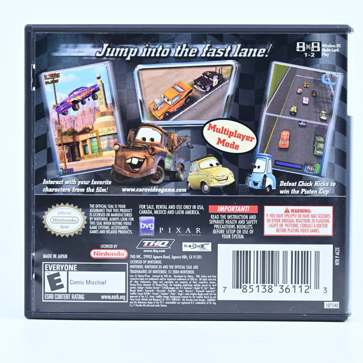 Disney Pixar's Cars - Nintendo DS Game + Manual - Region Free - FREE POST!