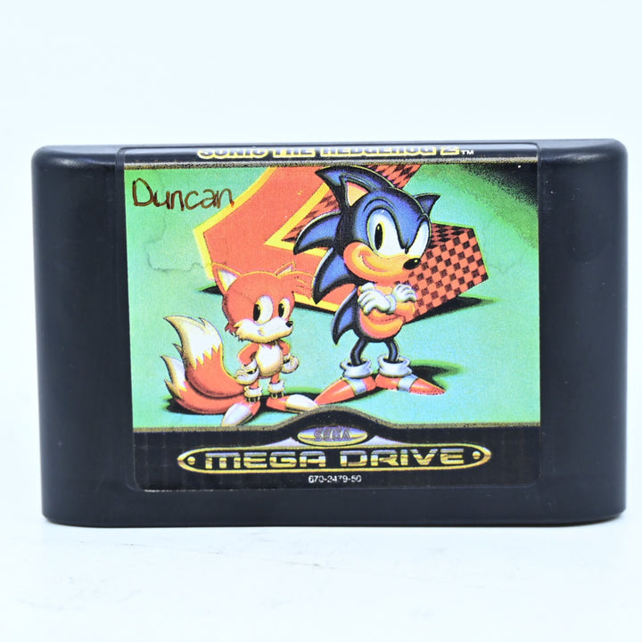 Sonic the Hedgehog 2 - Sega Mega Drive Game - Cartridge Only - PAL - FREE POST!