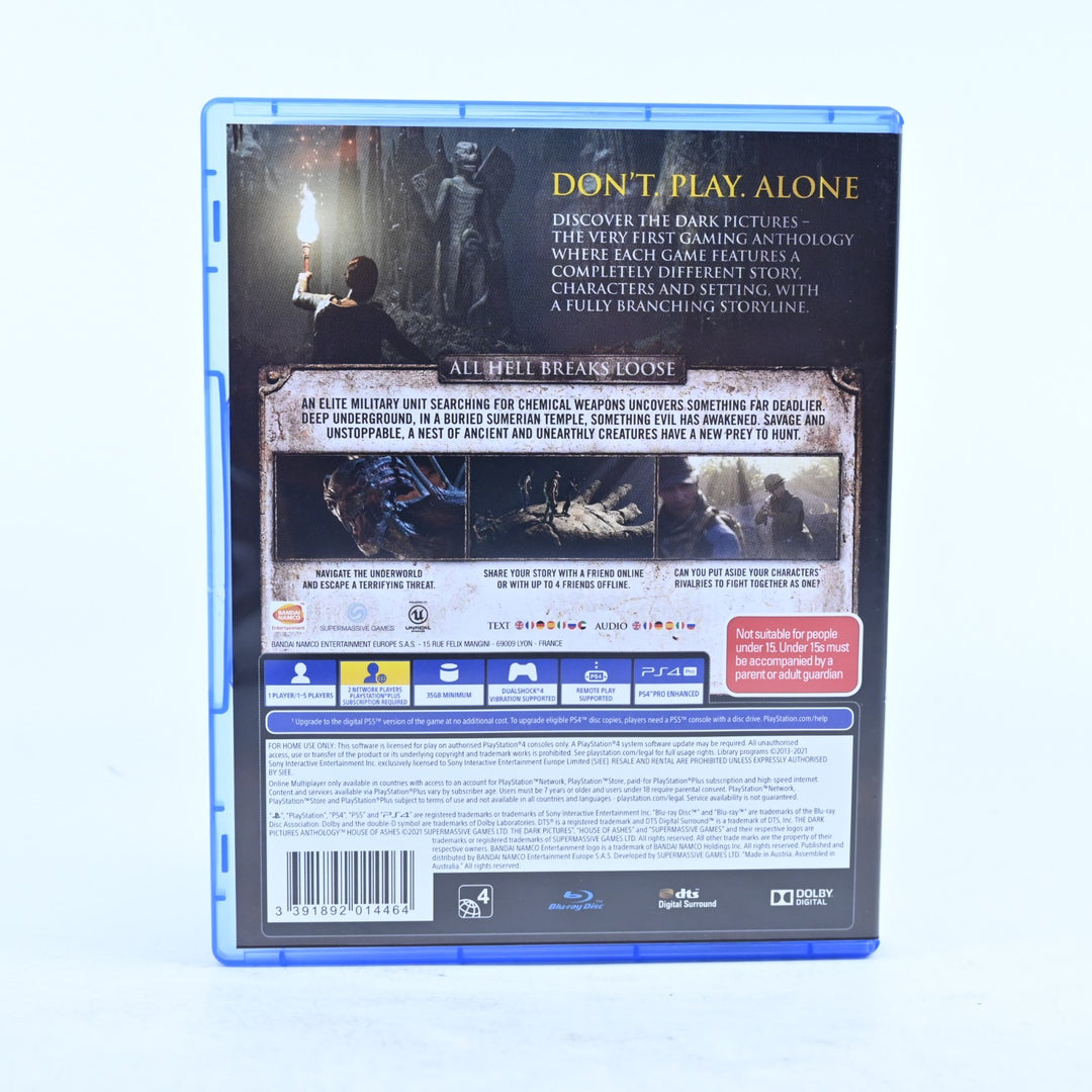 The Dark Pictures: House of Ashes - Sony Playstation 4 / PS4 Game - MINT DISC!