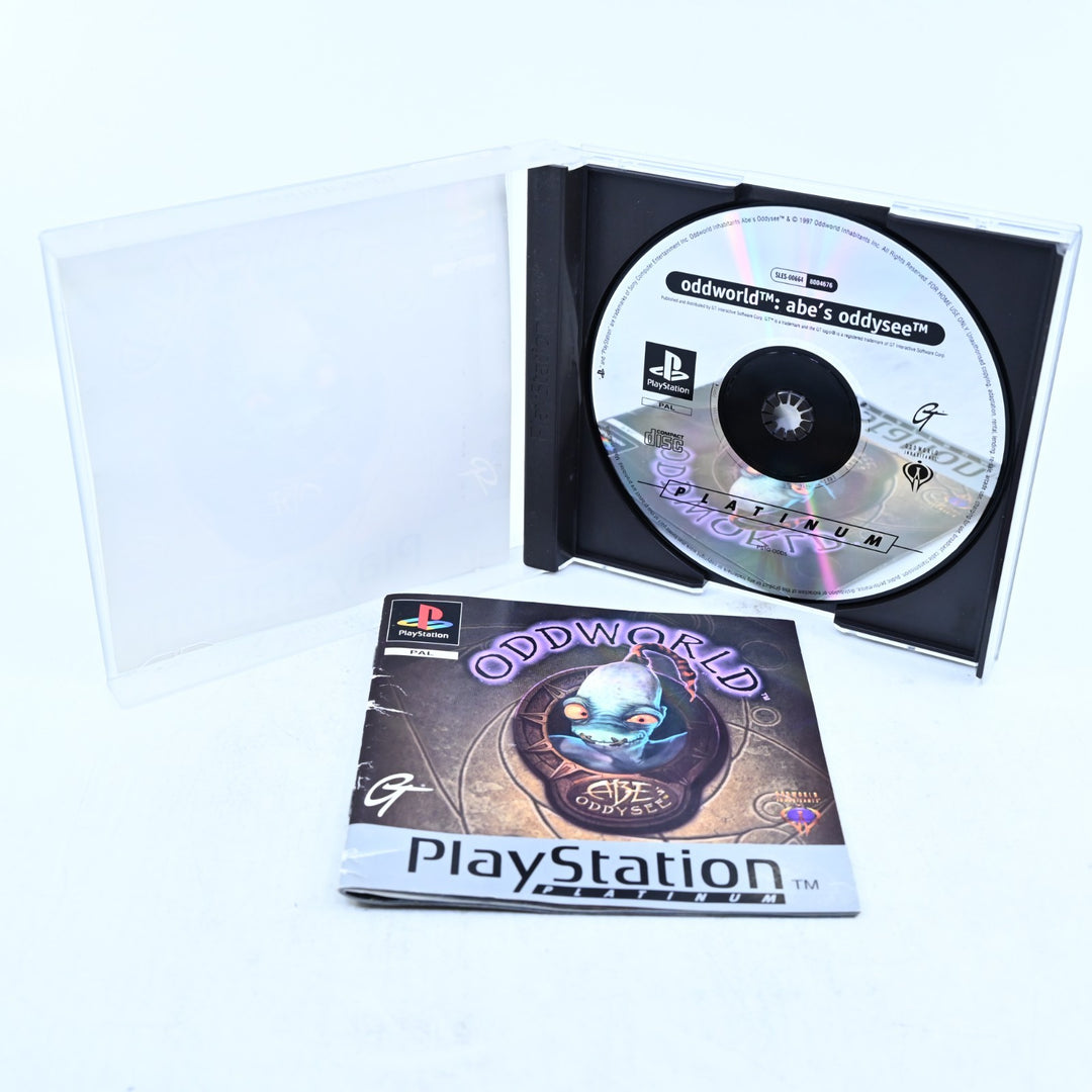 Oddworld: Abe's Oddysee - Sony Playstation 1 / PS1 Game + Manual - PAL