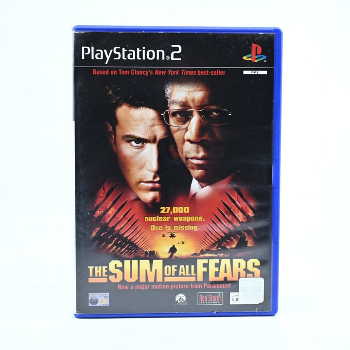 The Sum of All Fears - No Manual - Sony Playstation 2 /PS2 Game - MINT DISC!