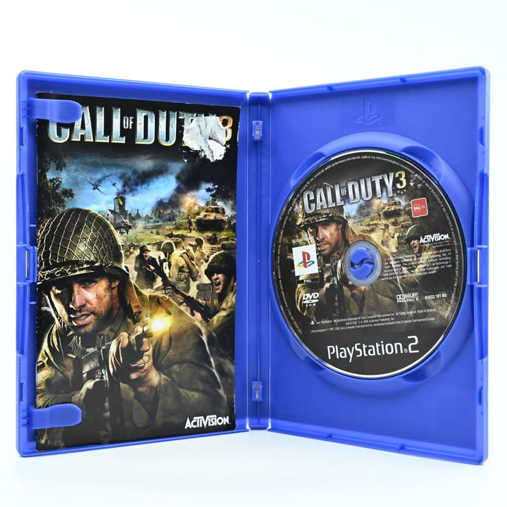 Call Of Duty 3 - Sony Playstation 2 / PS2 Game - PAL - FREE POST!