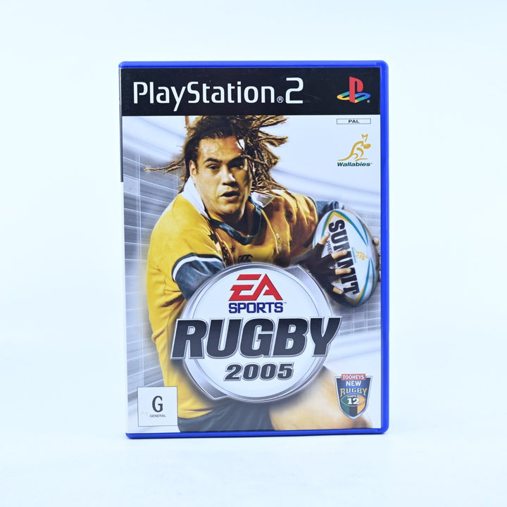 Rugby 2005 - Sony Playstation 2 / PS2 Game + Manual - PAL - MINT DISC!