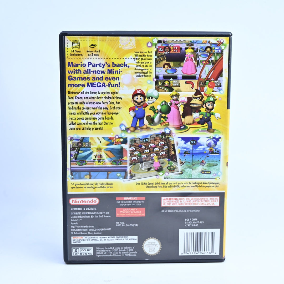 Mario Party 4 - Nintendo Gamecube Game + Manual - PAL - FREE POST!
