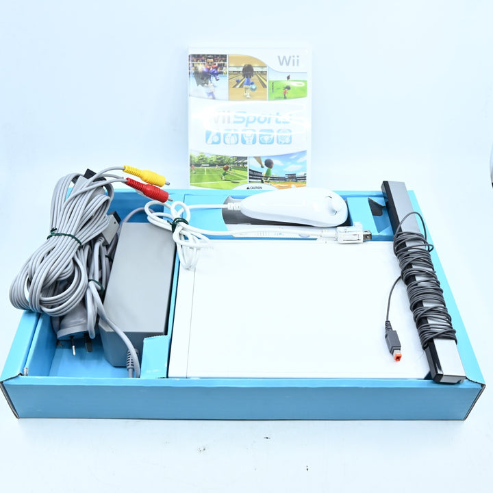 White - Nintendo Wii Boxed Console - Missing Tray - PAL - FREE POST!