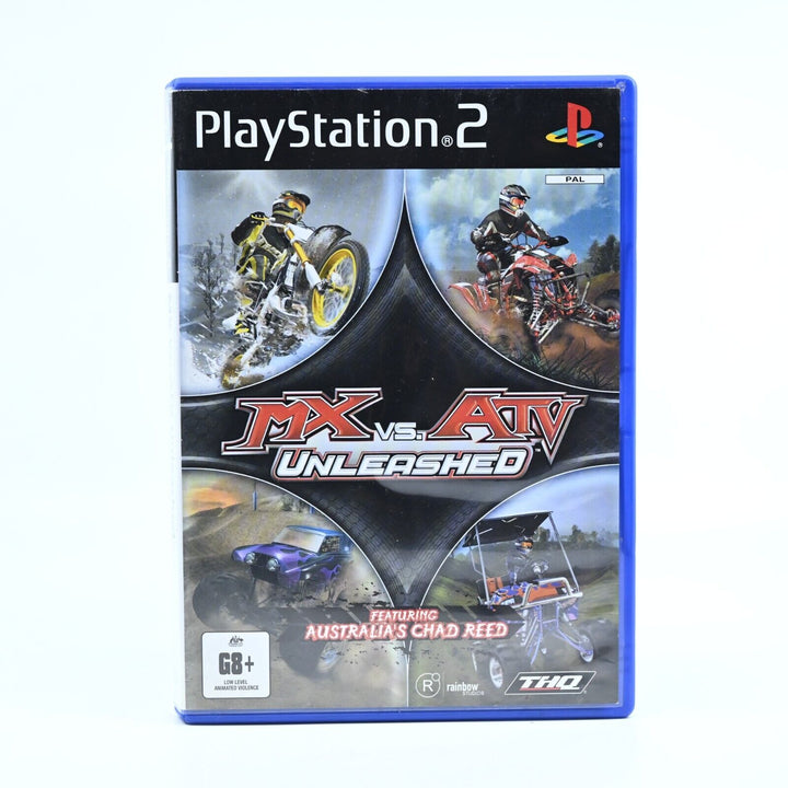 MX vs ATV: Unleashed - Sony Playstation 2 / PS2 Game + Manual - PAL - MINT DISC!