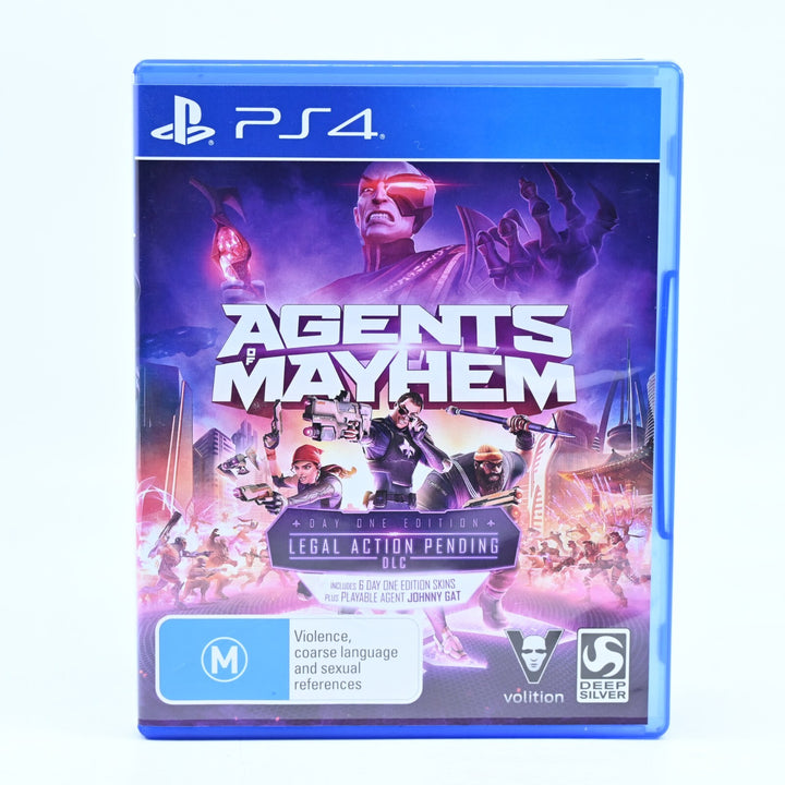 Agents Of Mayhem - Sony Playstation 4 / PS4 Game + Manual - FREE POST!