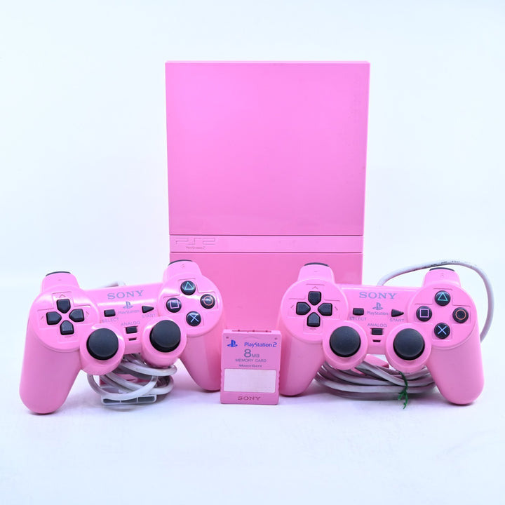 Pink Sony Playstation 2/ PS2 Slim Console - AUS PAL + HDMI + CONVERTER FREE POST