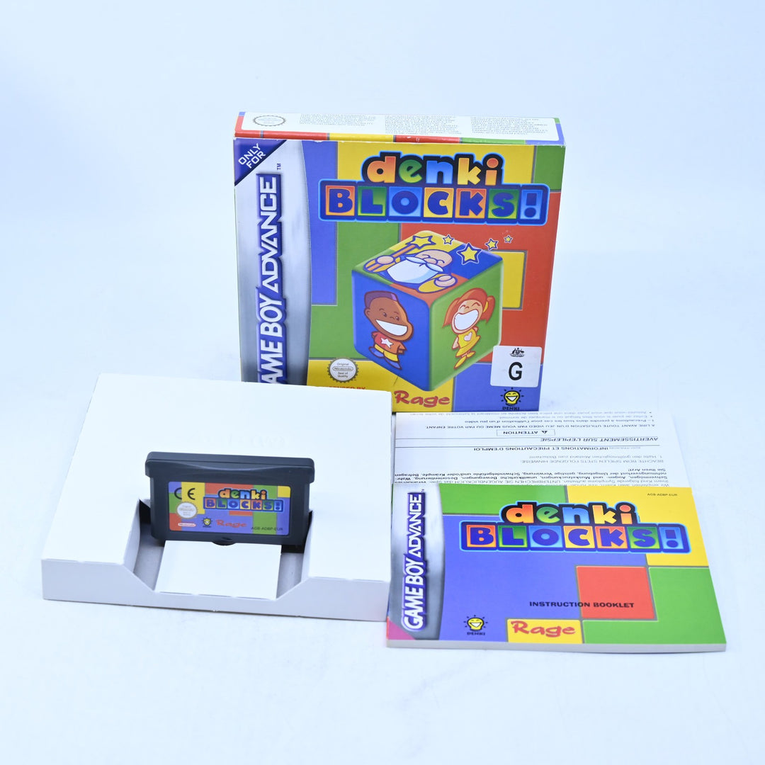 Denki Blocks! - Nintendo Gameboy Advance / GBA Boxed Game - PAL - FREE POST!