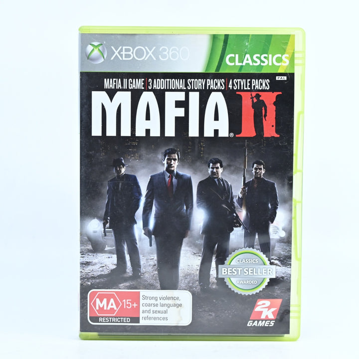 Mafia II 2 - Xbox 360 Game + Manual + Map - PAL - MINT DISC!