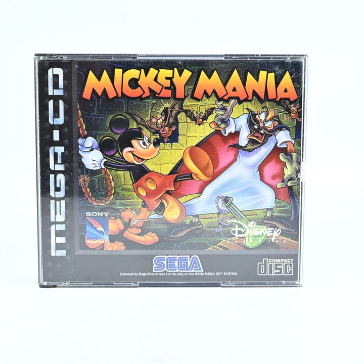 Mickey Mania - Sega Mega CD Game - No Manual - PAL - FREE POST!