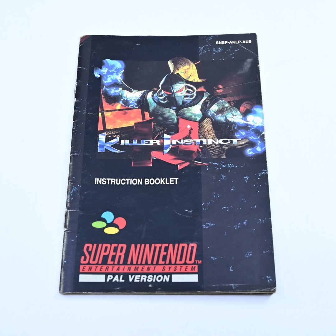 Killer Instinct - Super Nintendo / SNES Boxed Game - PAL - FREE POST!