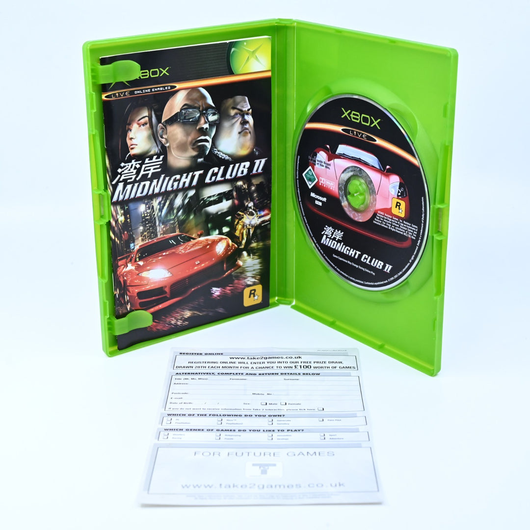 Midnight Club II 2 - Original Xbox Game + Manual - PAL