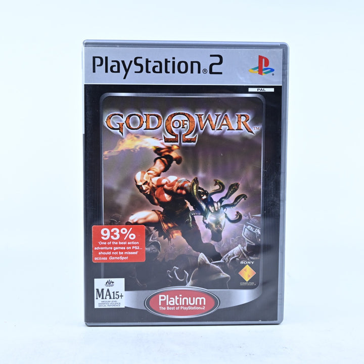 God of War - Sony Playstation 2 / PS2 Game + Manual - PAL - MINT DISC!