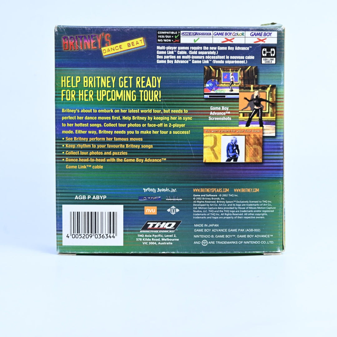 Britney's Dance Beat - Nintendo Gameboy Advance / GBA Boxed Game - PAL