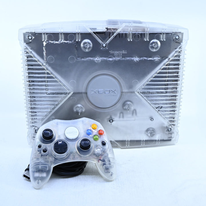 Crystal Clear / Premium Edition - Original Xbox Console - PAL - FREE POST!