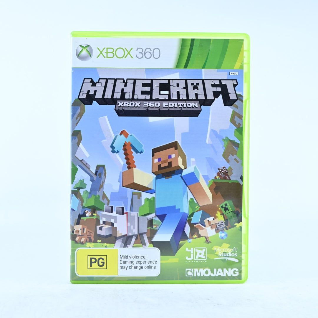 Minecraft - Xbox 360 Game + Manual - PAL - MINT DISC!