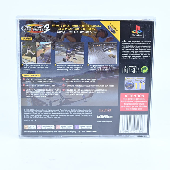 Tony Hawk's Pro Skater 2 - Sony Playstation 1 / PS1 Game + Manual - PAL