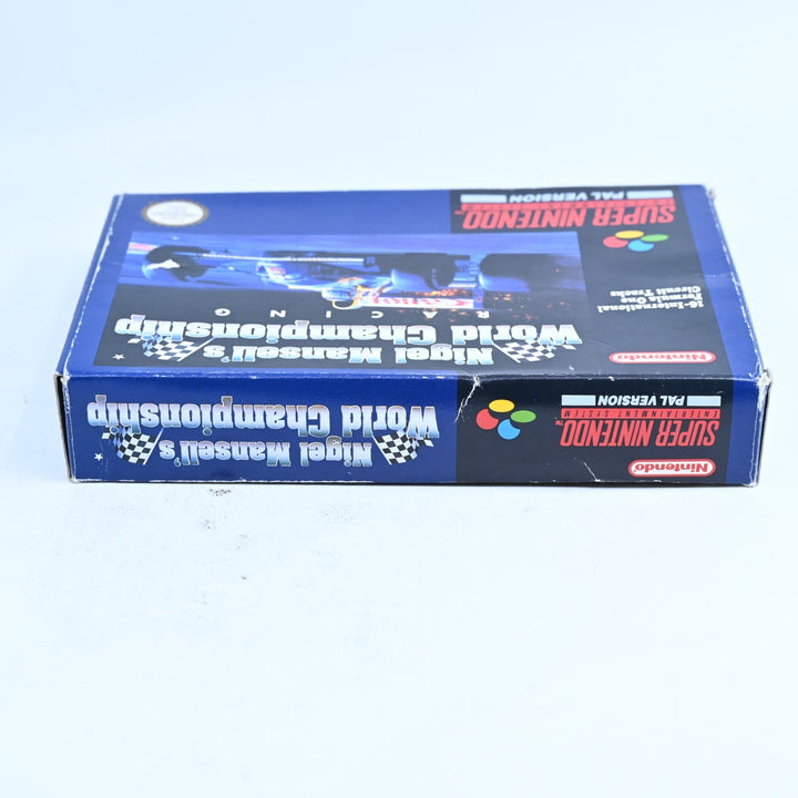 Nigel Mansell's World Championship Racing - Super Nintendo / SNES Boxed Game