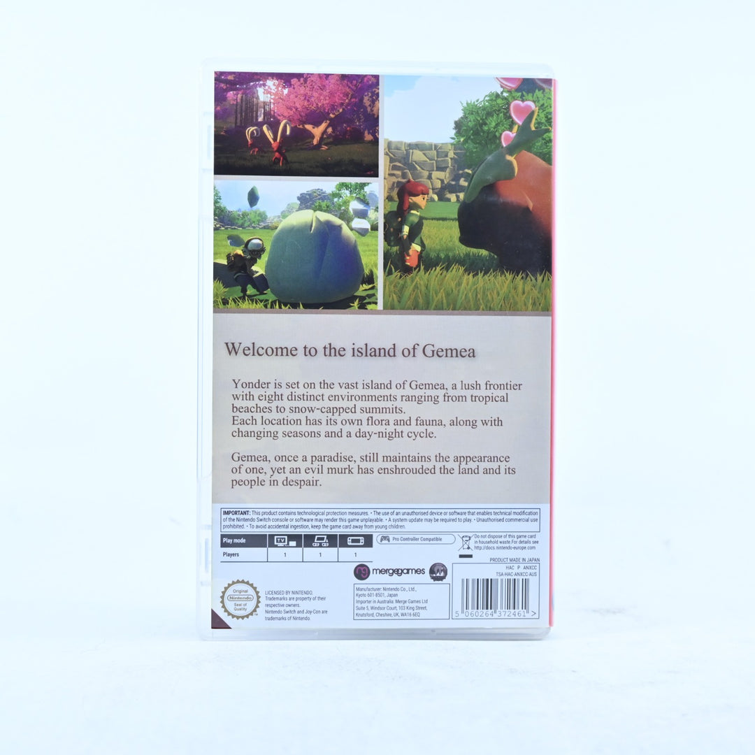 Yonder: The Cloud Catcher Chronicles - Nintendo Switch Game - FREE POST!