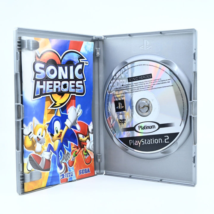 Sonic Heroes - Sony Playstation 2 / PS2 Game + Manual - PAL - FREE POST!