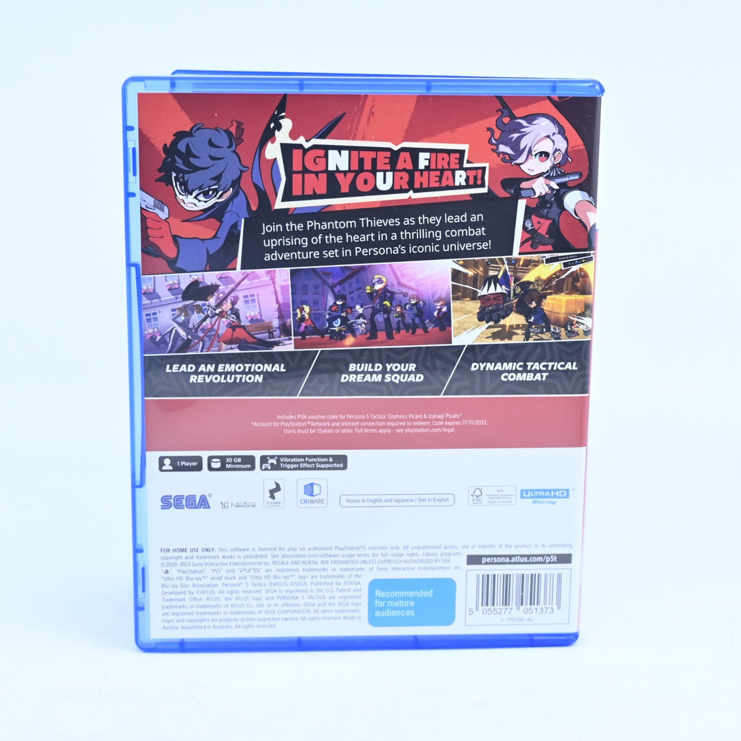 Persona 5 Tactica - Sony Playstation 5 / PS5 Game - FREE POST!