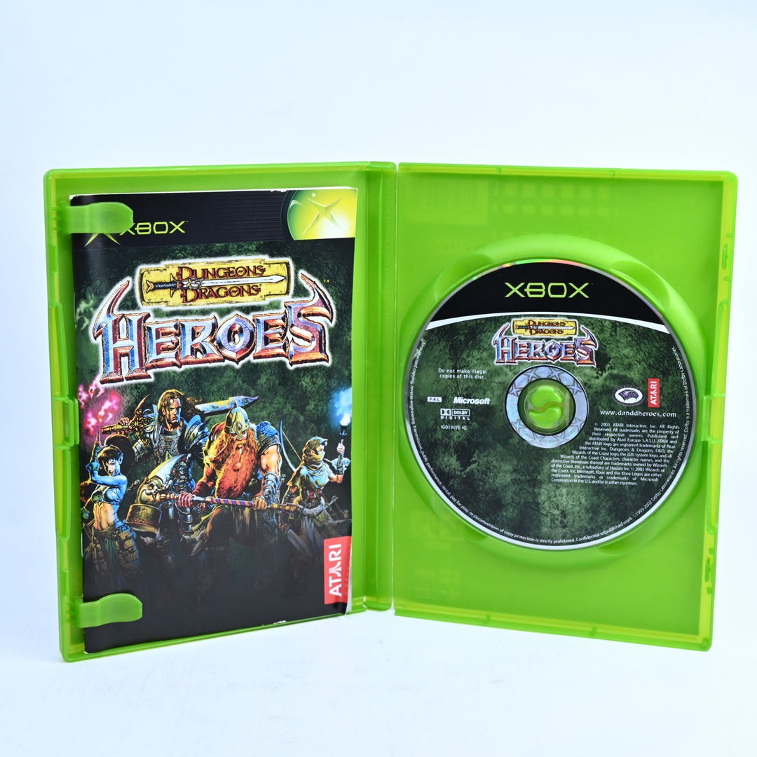 Dungeons & Dragons Heroes - Original Xbox Game + Manual - PAL - MINT DISC!