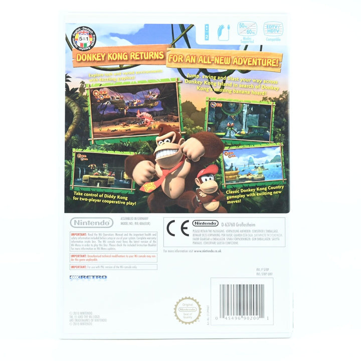 Donkey Kong Returns #2 - Nintendo Wii Game - PAL - FREE POST!