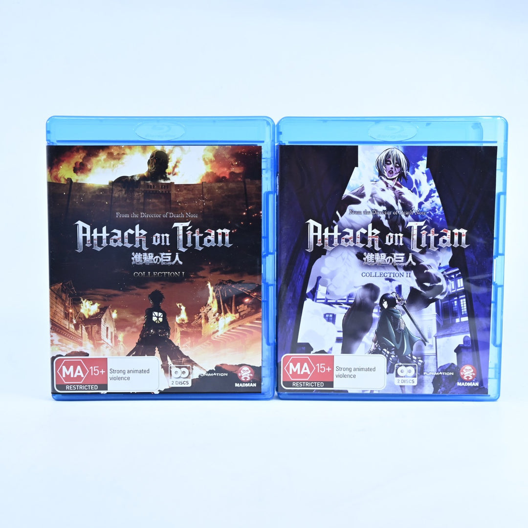 Attack On Titan: Collection 1 + 2 - Region B - Anime Blu-ray