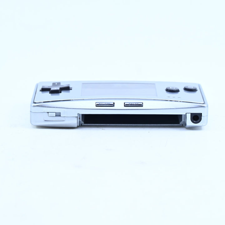 Silver - OXY-001 - Nintendo Gameboy Micro Console / GBA Console - PAL