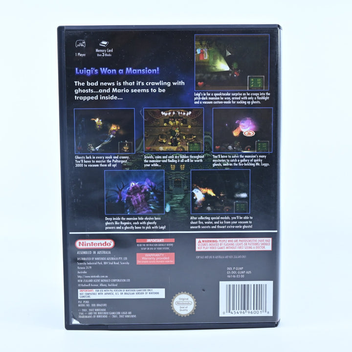 Luigi's Mansion - Nintendo Gamecube Game + Manual - PAL - FREE POST!