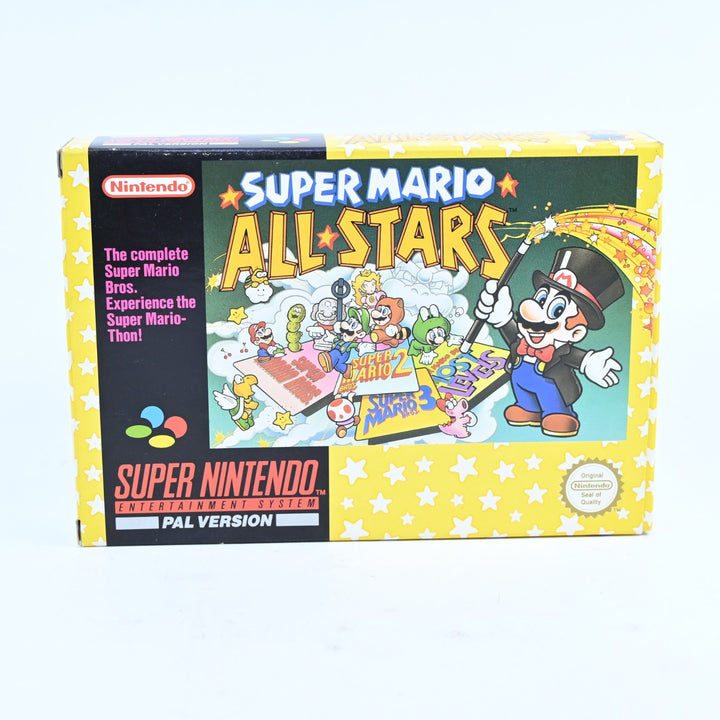 Super Mario All Stars - Super Nintendo / SNES Boxed Game - PAL - FREE POST!